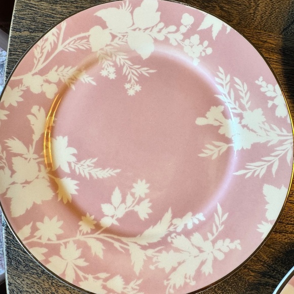 Pottery Barn Monique Lhuillier Rose Bouquet Salad Plate, Set of 7 - Picture 9 of 15